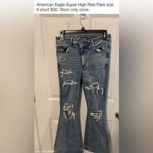 American Eagle bootcut jeans